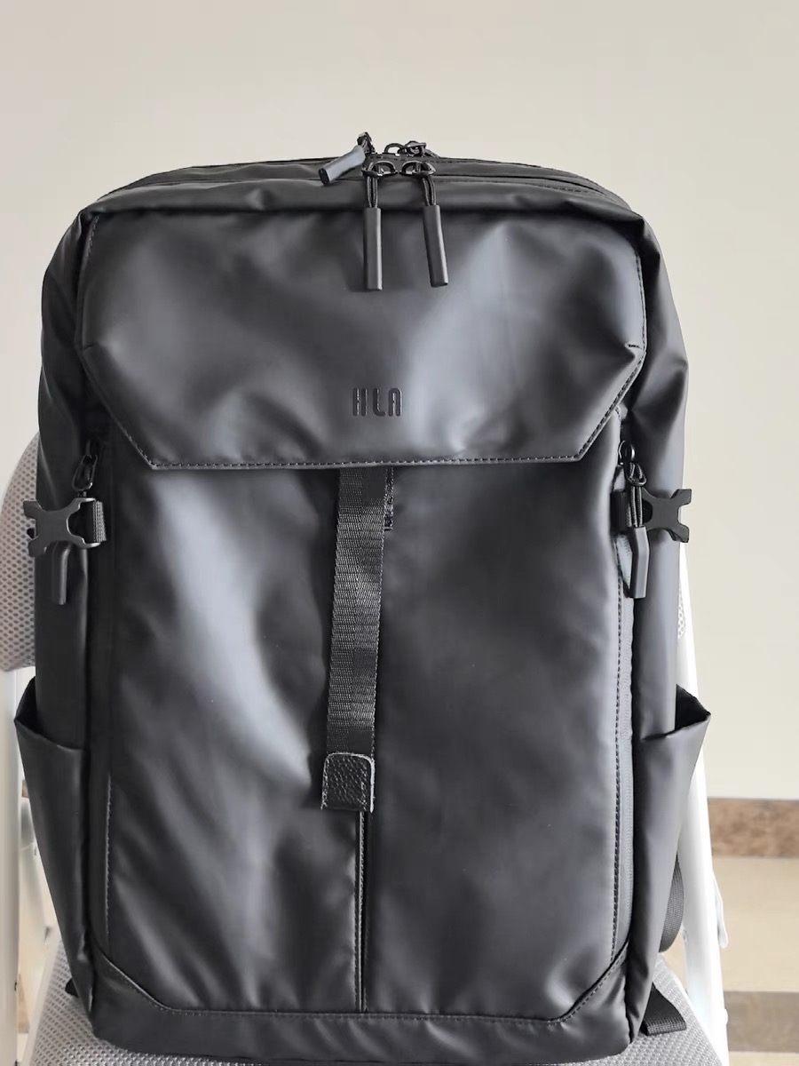 custom review-HLA Полиэстер Рюкзак Мужской Черный
