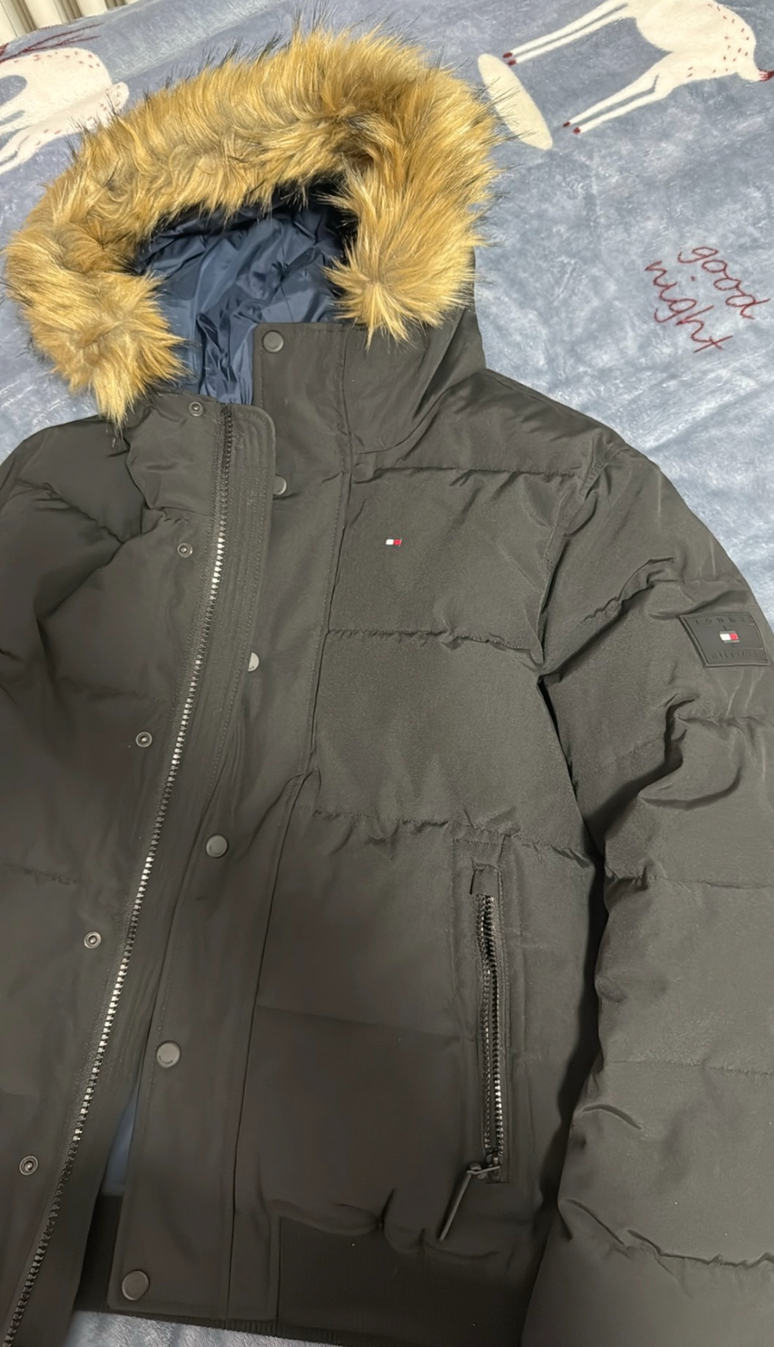 custom review-Tommy Hilfiger FW22 Куртка Мужская Черная