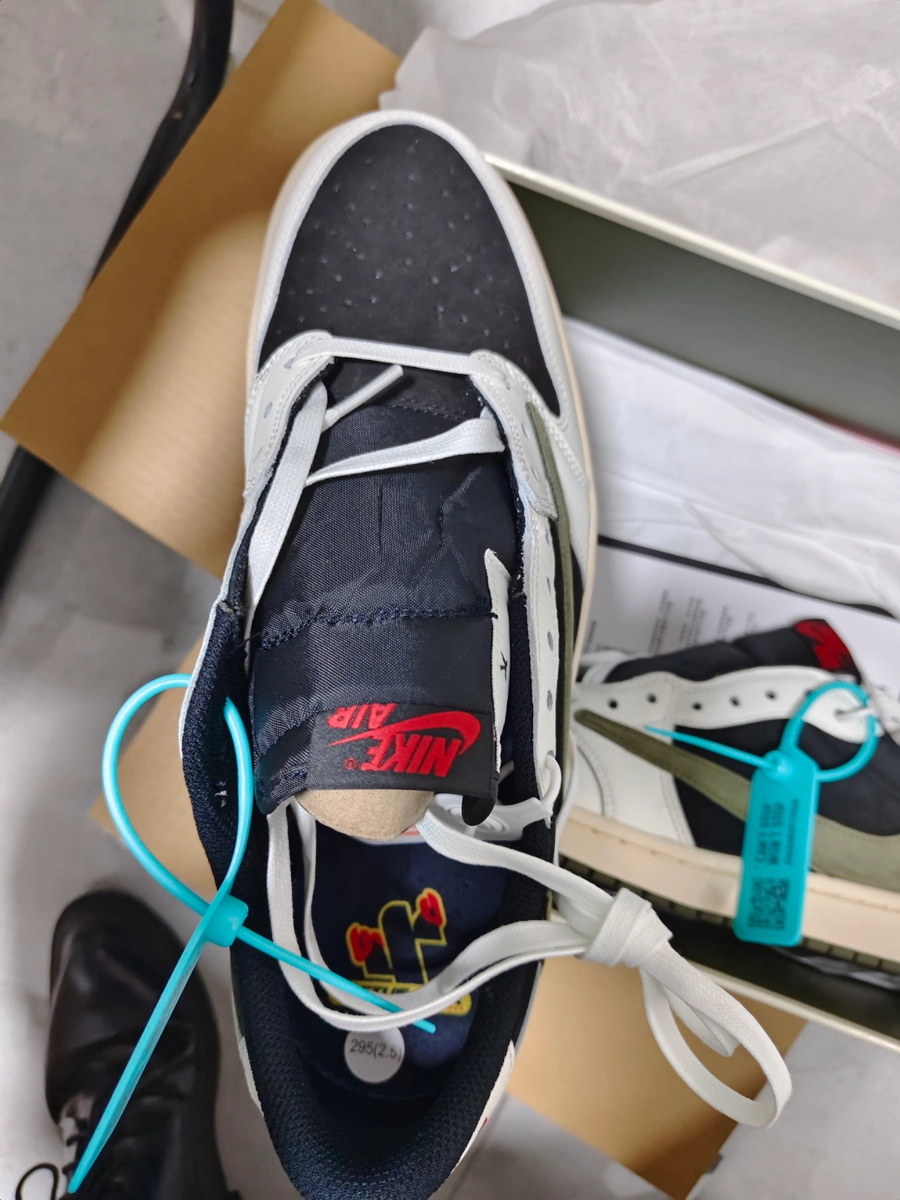 custom review-Jordan 1 Retro Low OG SP Travis Scott Olive Women's