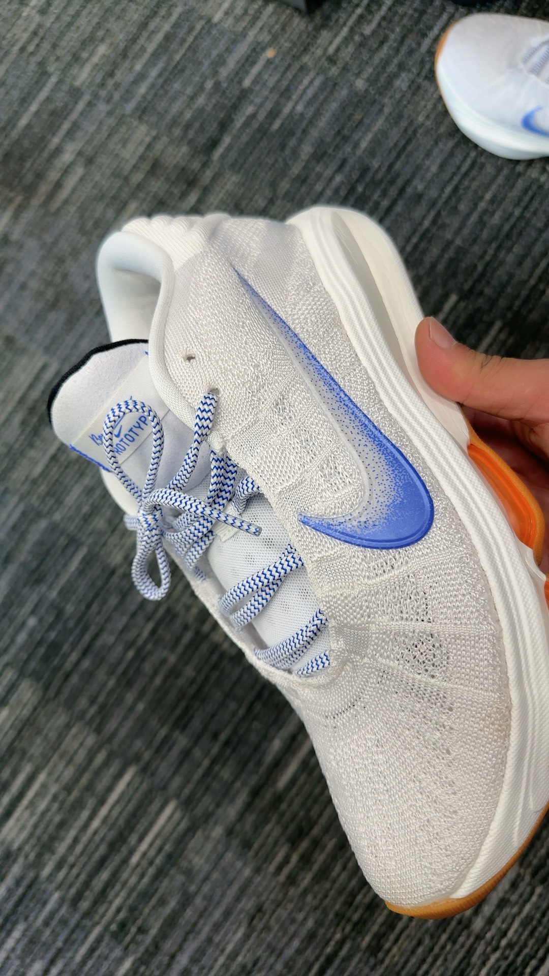 custom review-Nike Air Zoom GT Hustle 3 MID Топ Баскетбольные кроссовки Унисекс Белый Синий