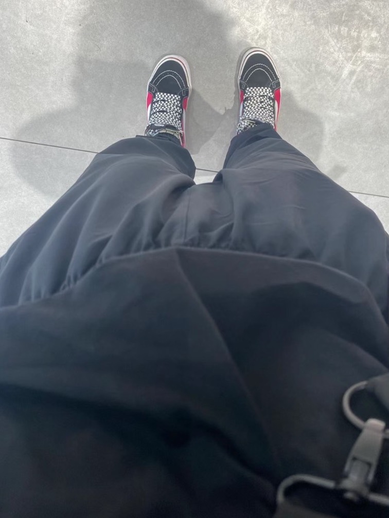 custom review-Лайнер Вязаные Тренировочные Штаны Мужские Черные