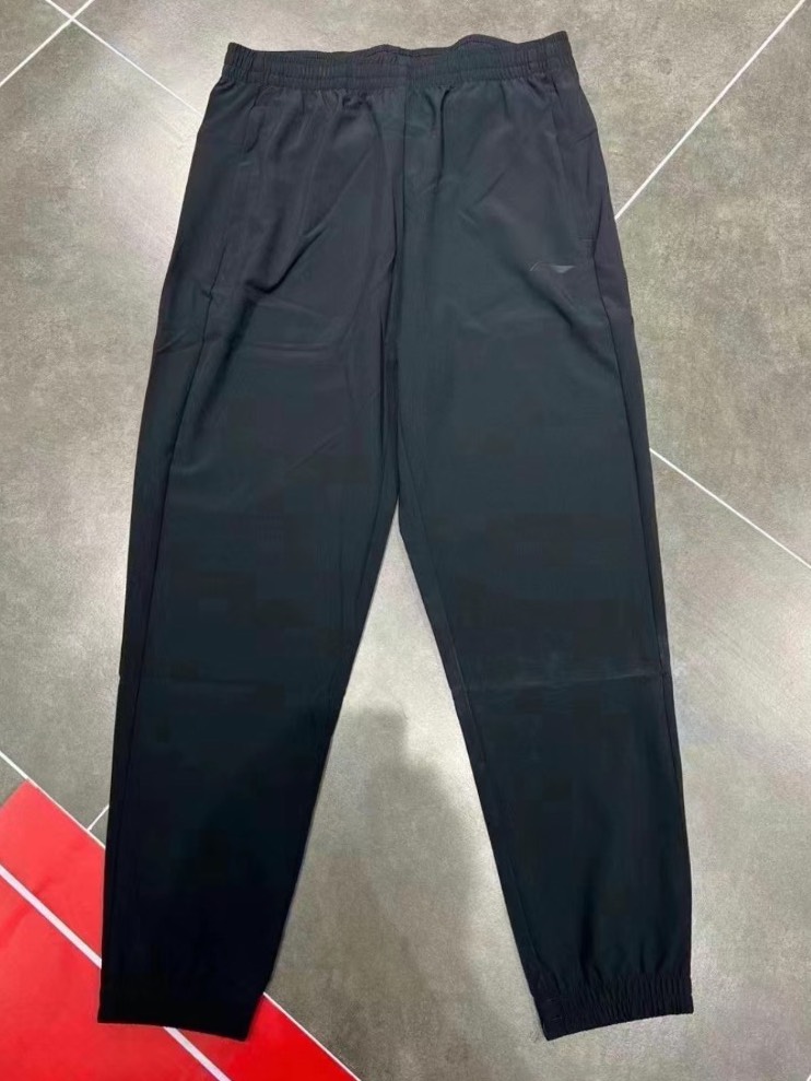 custom review-Лайнер Вязаные Тренировочные Штаны Мужские Черные