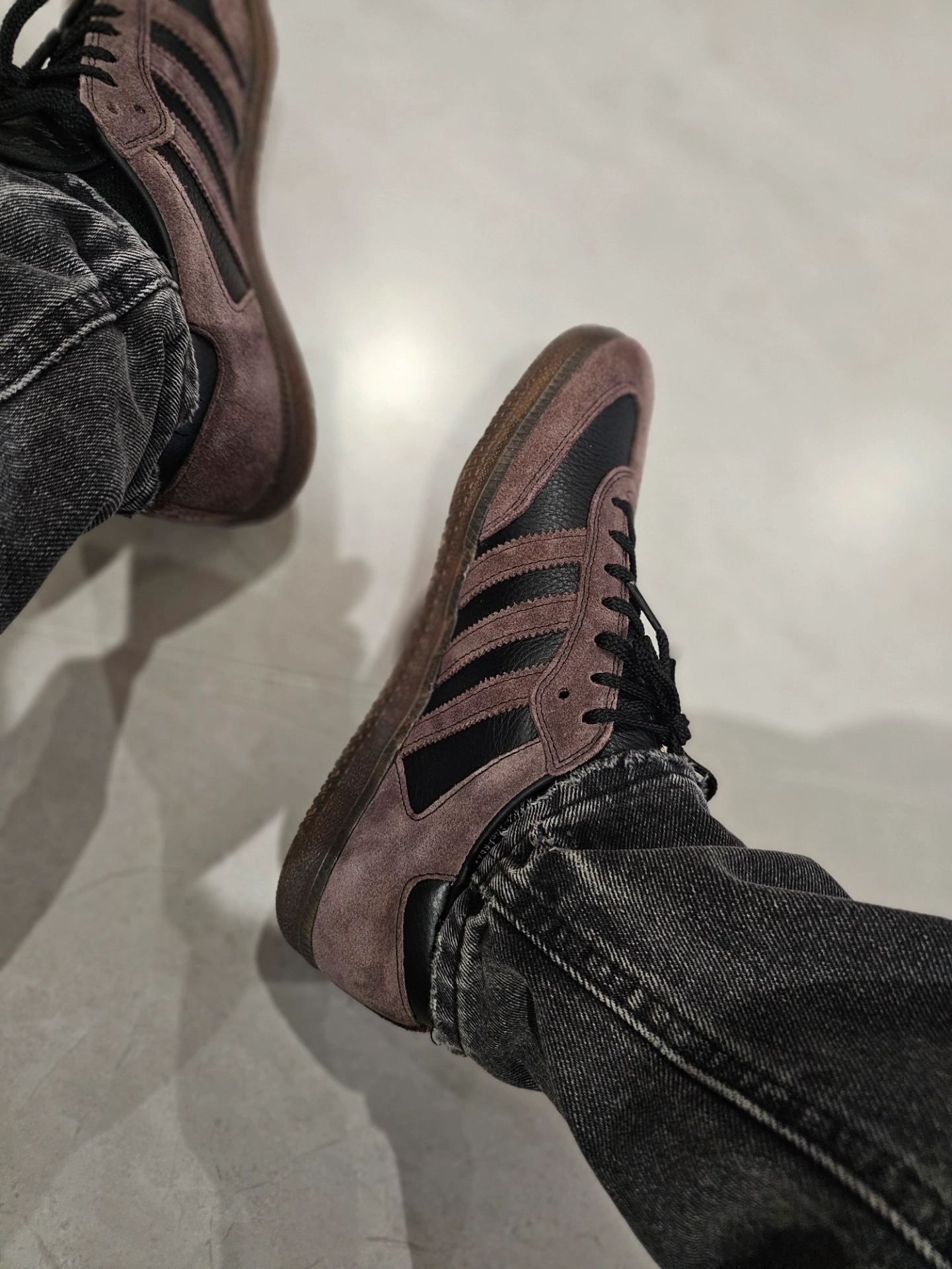 custom review-KADER x Adidas Originals Samba Low Скейтборд Кроссовки Топ Унисекс Коричневый Черный