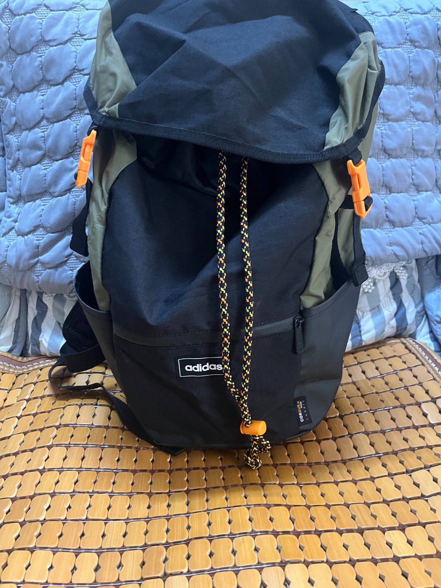 custom review-Adidas Полиэстер Путешественная Сумка Сумка для хранения Рюкзак Стандартный (Стандартный) Унисекс Черный