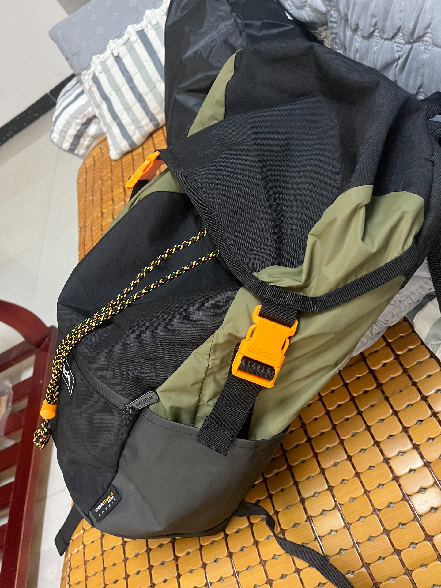 custom review-Adidas Полиэстер Путешественная Сумка Сумка для хранения Рюкзак Стандартный (Стандартный) Унисекс Черный