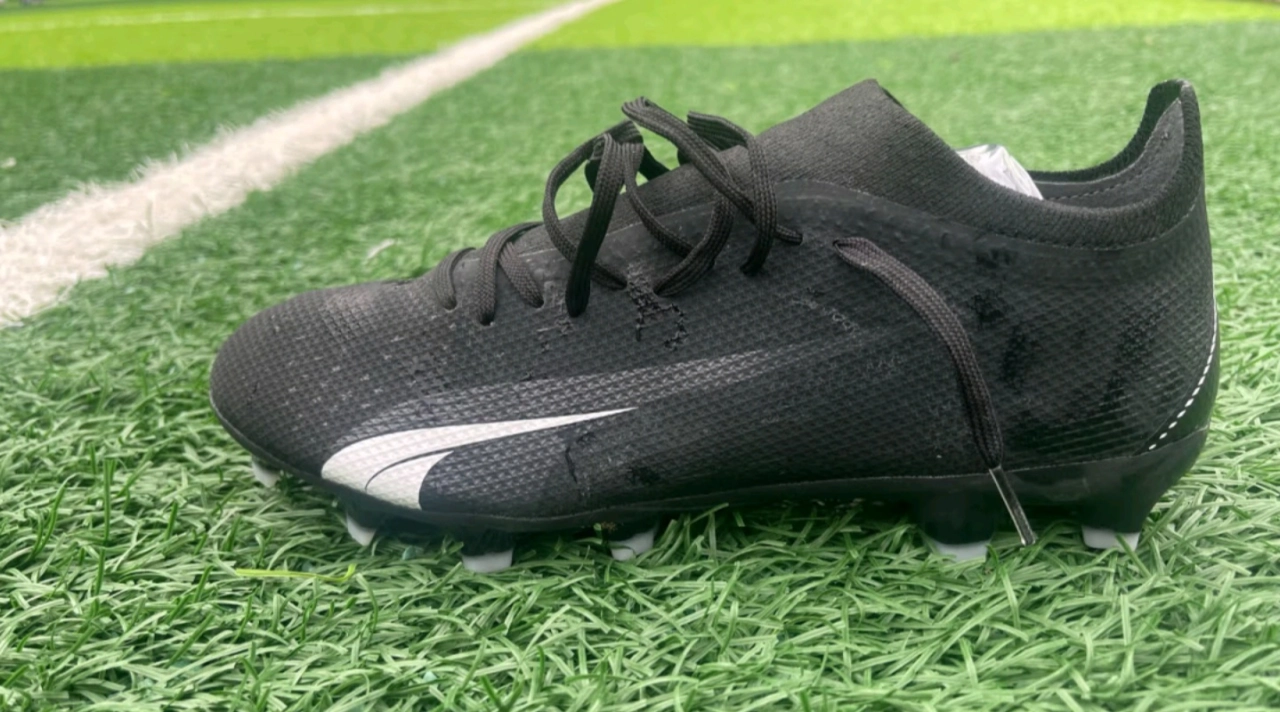 custom review-PUMA Ultra Match AG Искусственная трава FG Твердый грунт Устойчивый к истиранию Футбольные бутсы Мужские Черные
