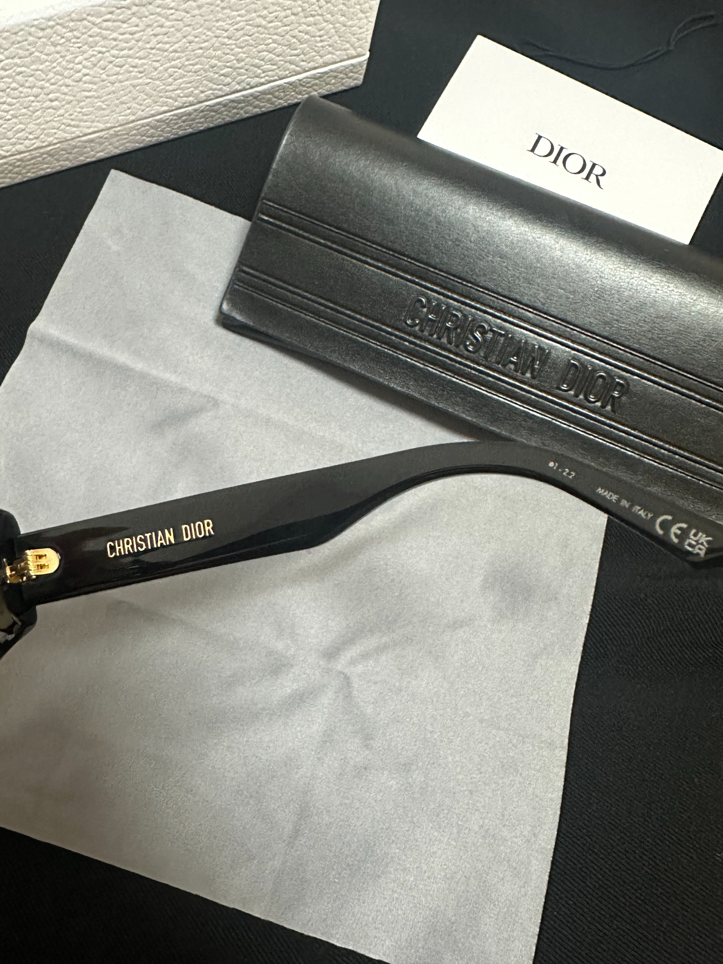 custom review-Солнцезащитные очки Dior OVAL Унисекс Черные