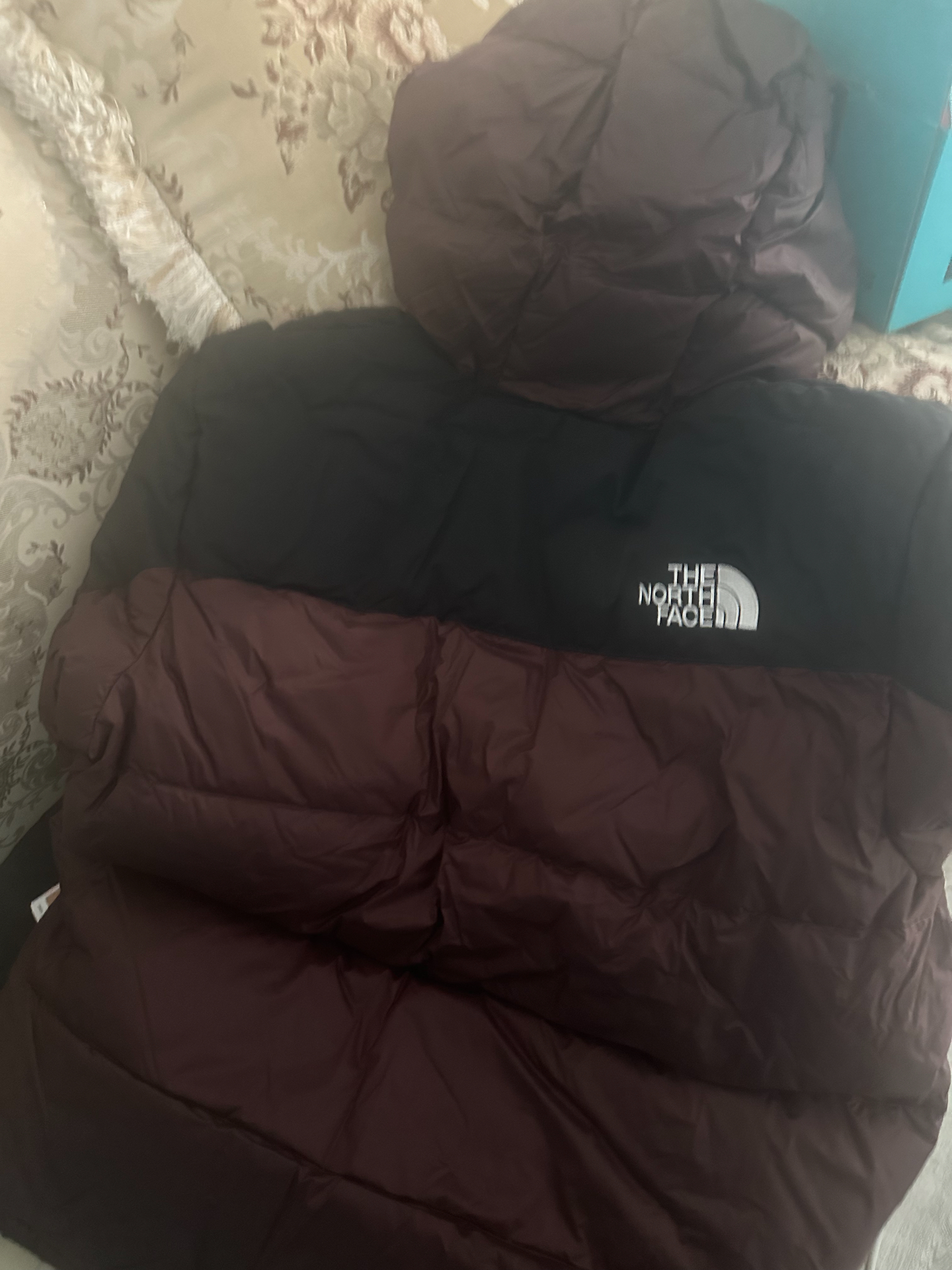 custom review-The North Face HIMALAYAN Пуховик Мужской Угольный Коричневый