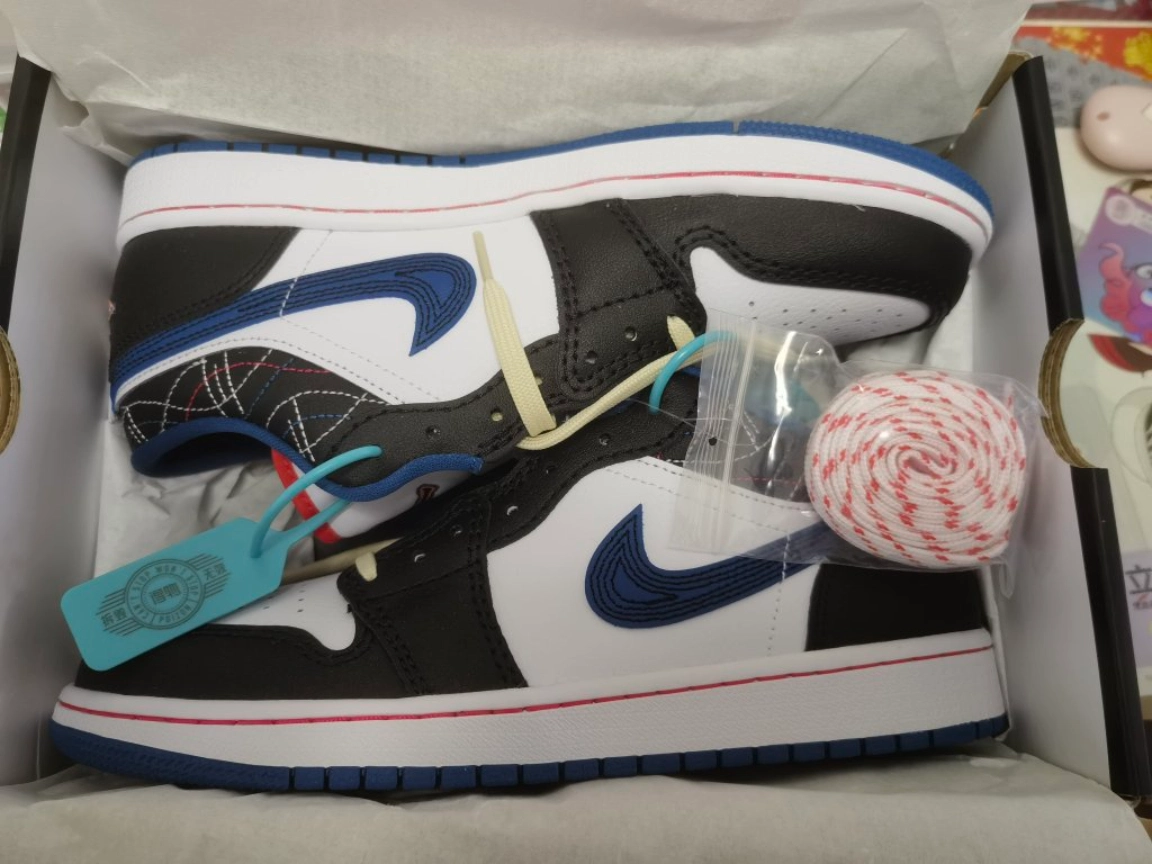 custom review-Air Jordan 1 Low SE "Industrial Blue Sashiko"
