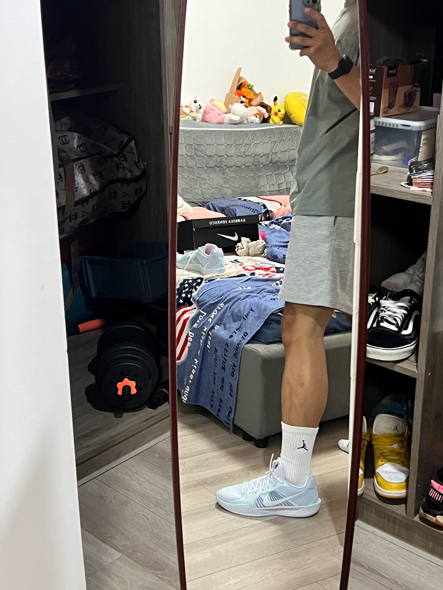 custom review-Nike Sabrina 2 Low Топ Баскетбольные кроссовки Женские Серый Синий Белый