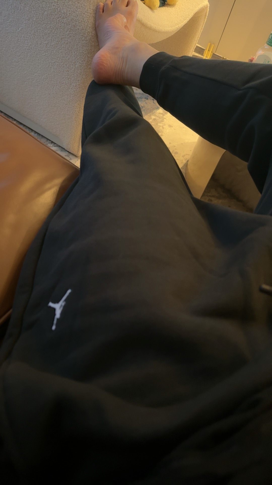 custom review-Джордан Вязаные Тренировочные Штаны Мужские Черные