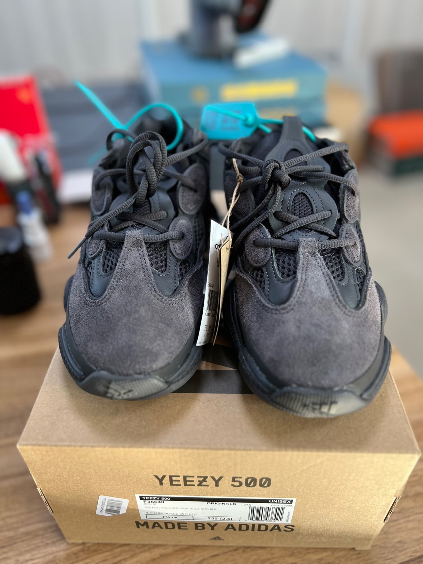 custom review-Adidas Originals Yeezy 500 Толстая подошва Низкий топ Унисекс
