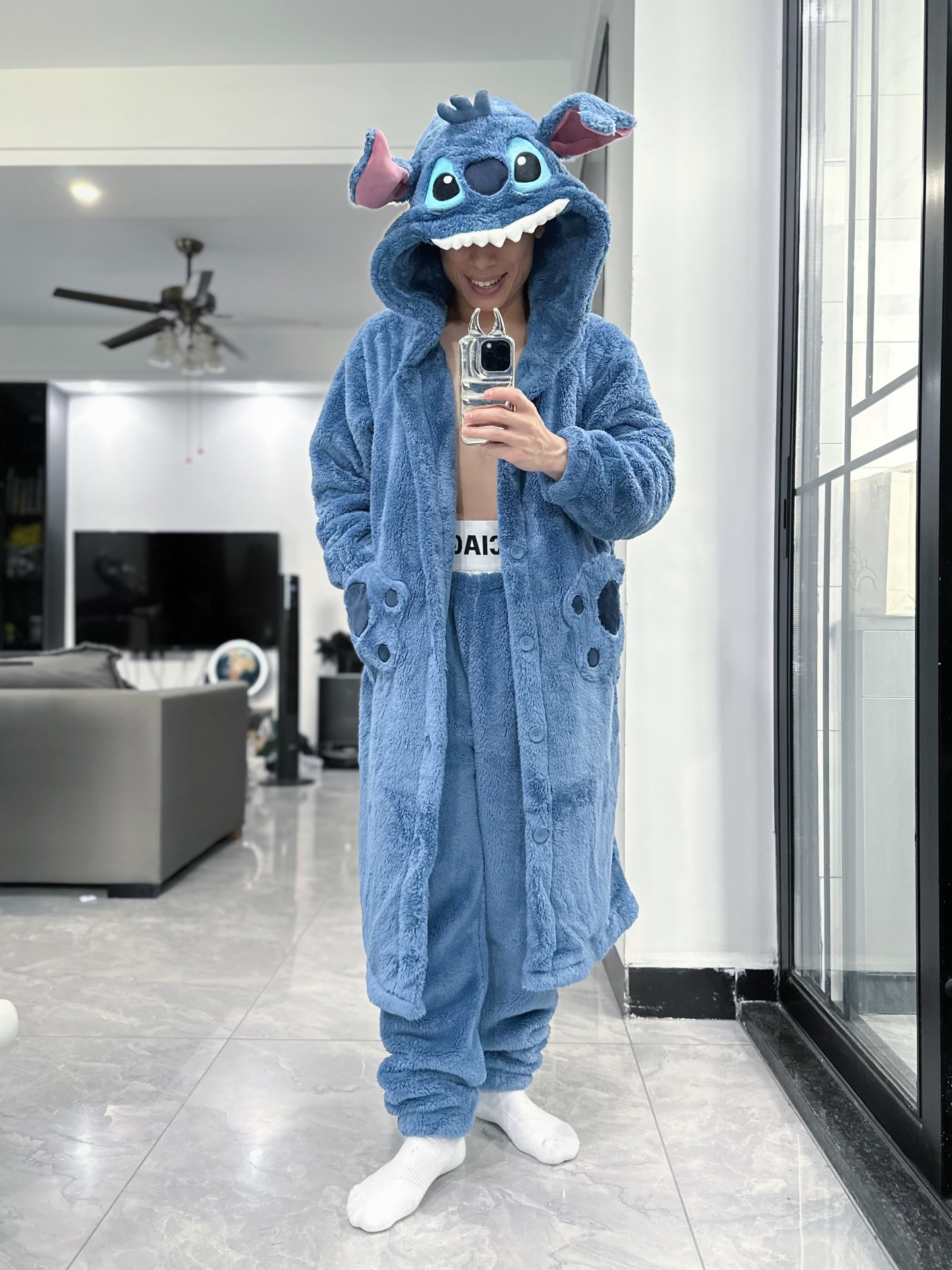 双十一,史迪仔睡衣超萌超松弛