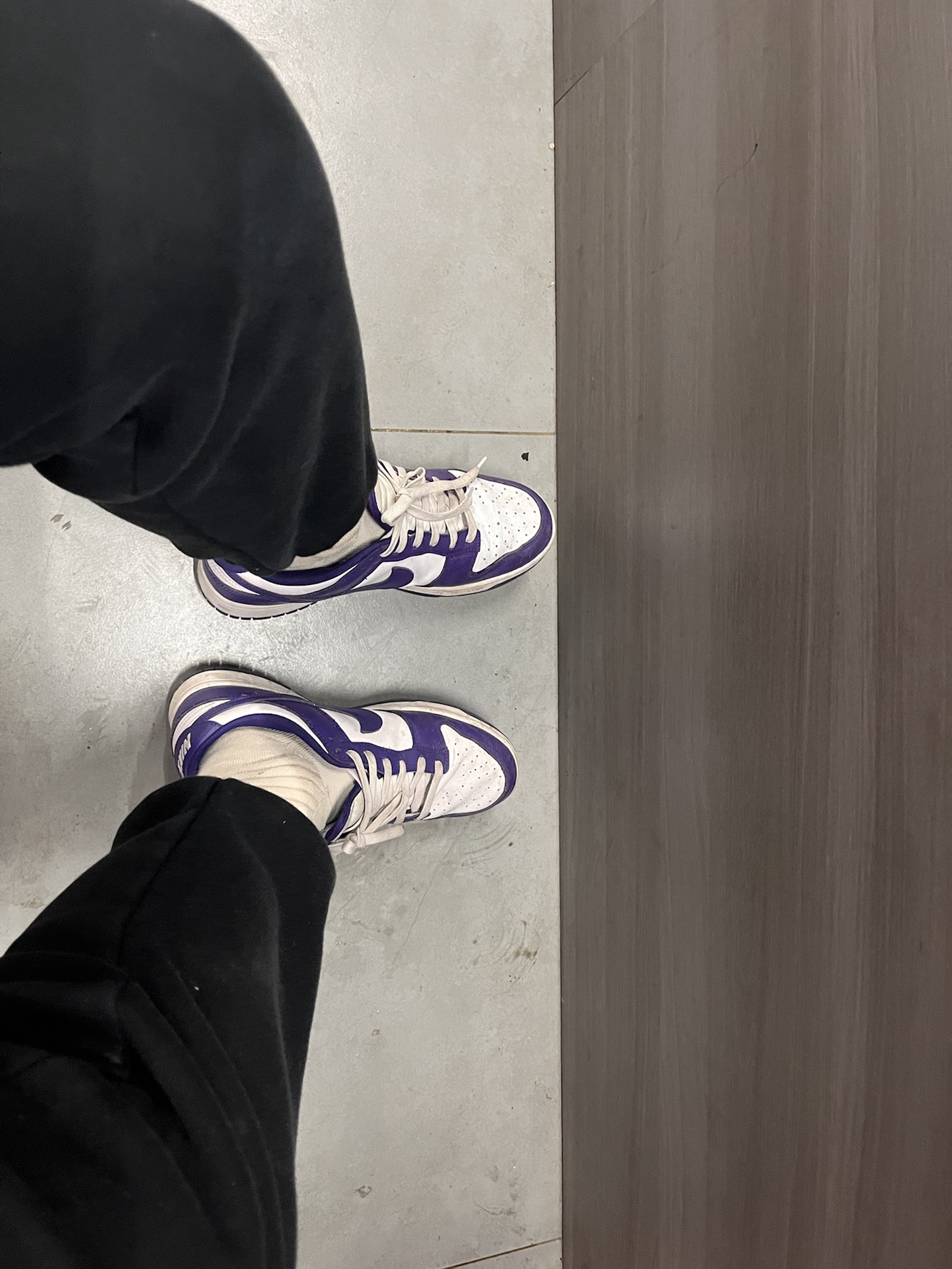 custom review-Nike Dunk Low Топ Скейтборд Кроссовки Мужские Белый Фиолетовый