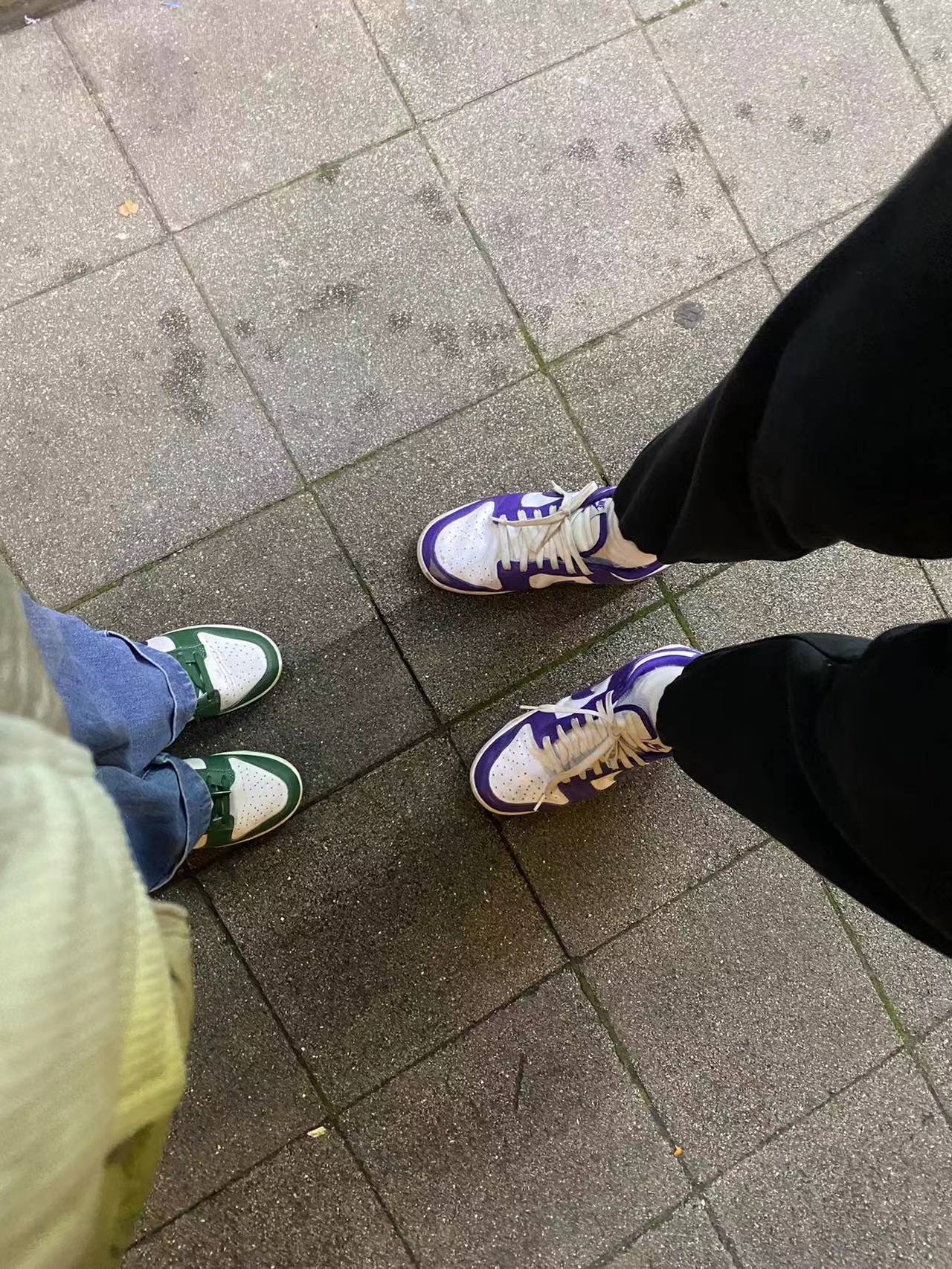 custom review-Nike Dunk Low Топ Скейтборд Кроссовки Мужские Белый Фиолетовый