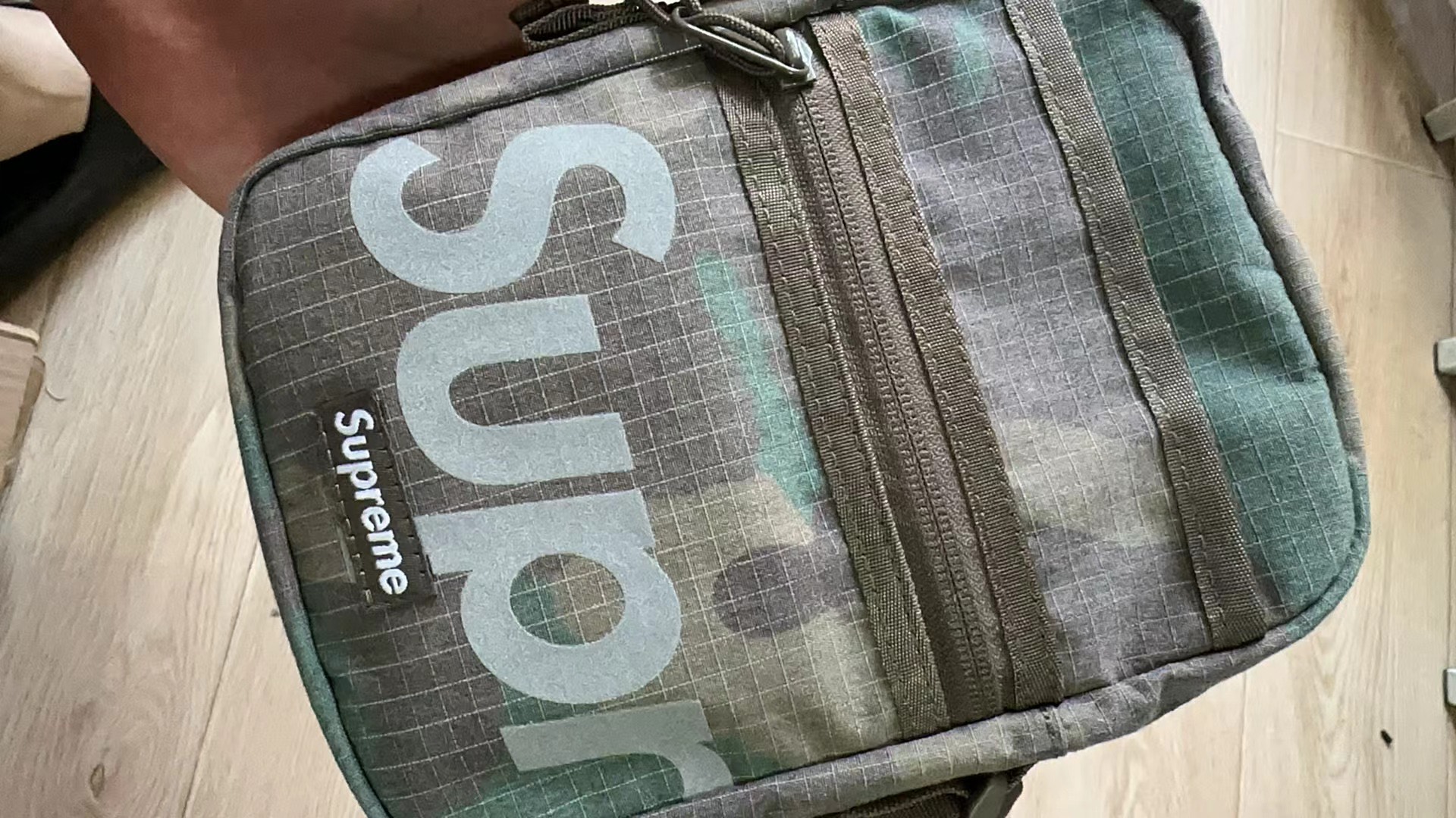 custom review-Supreme Полиэстеровая ткань Сумка через плечо Стандартная (стандартная) Унисекс Камуфляж Лесной