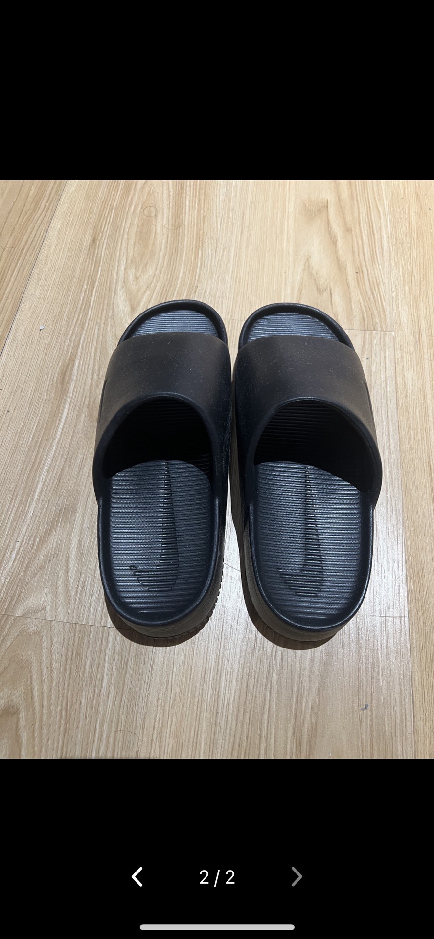 custom review-Nike Calm Slide Black