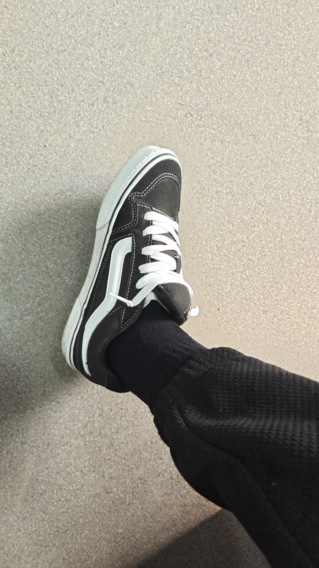 custom review-Vans Caldrone Износостойкие Низкие Кеды Унисекс Черный Белый