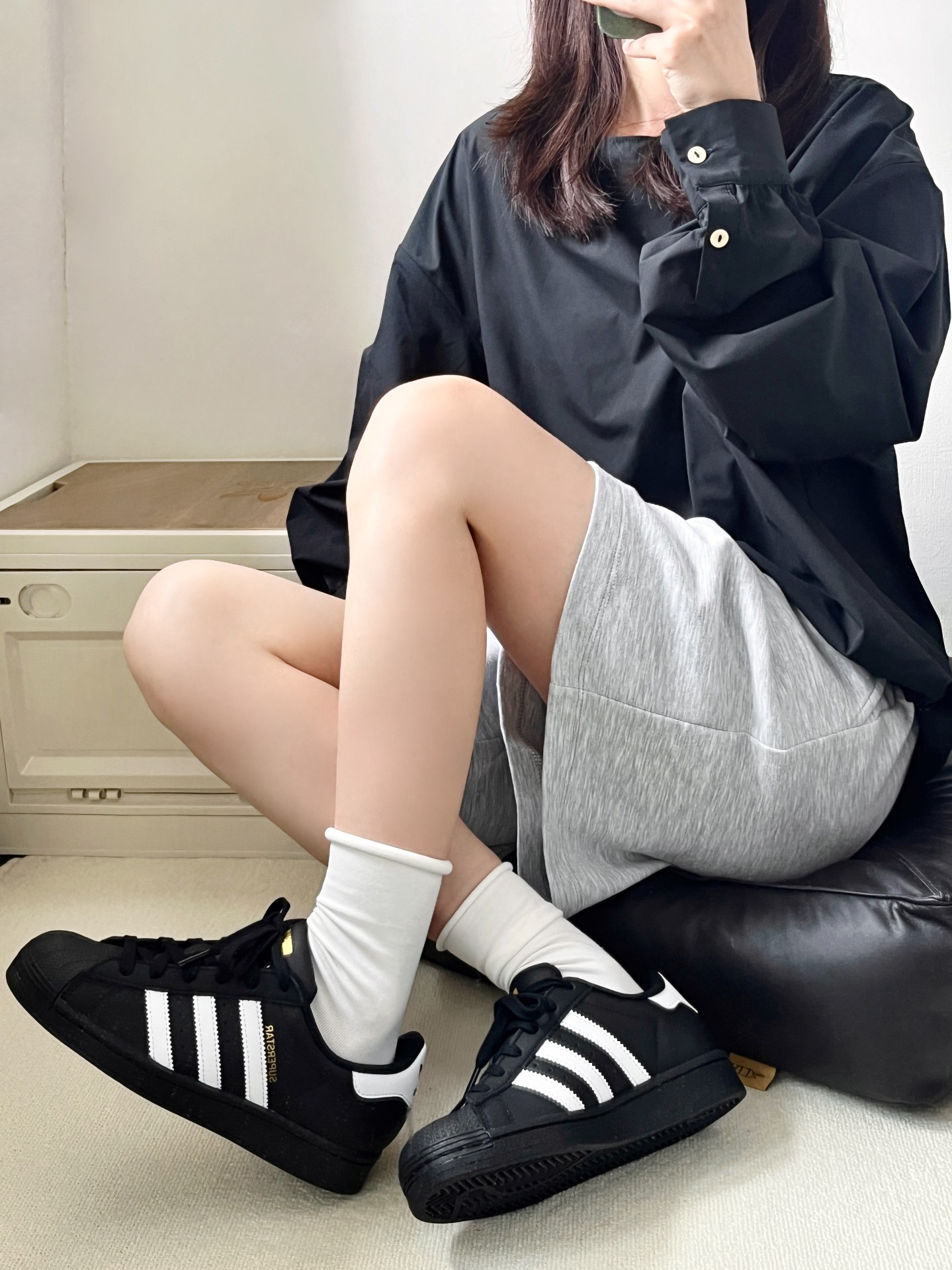 但感觉青少年款更适合女生
贝壳头尺码有点偏大
#鞋圈超新星 
#这样