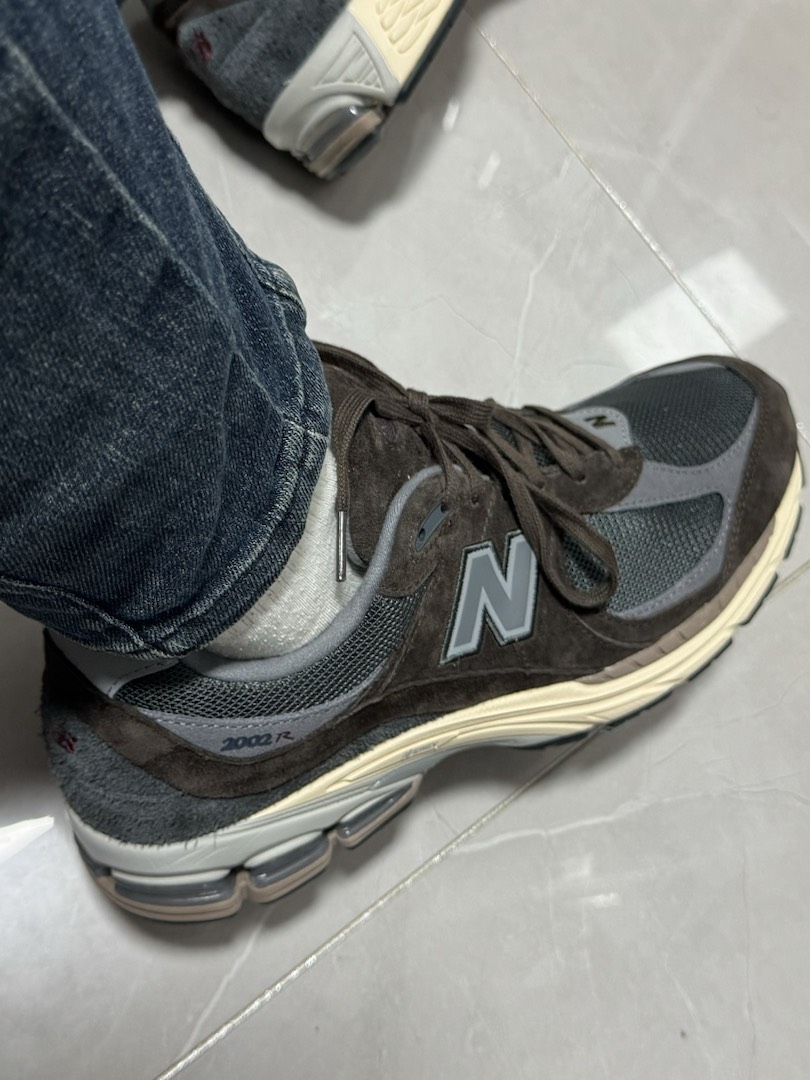 custom review-New Balance NB 2002R Low Топ Повседневные Беговые Кроссовки Унисекс Кофейно-Серый
