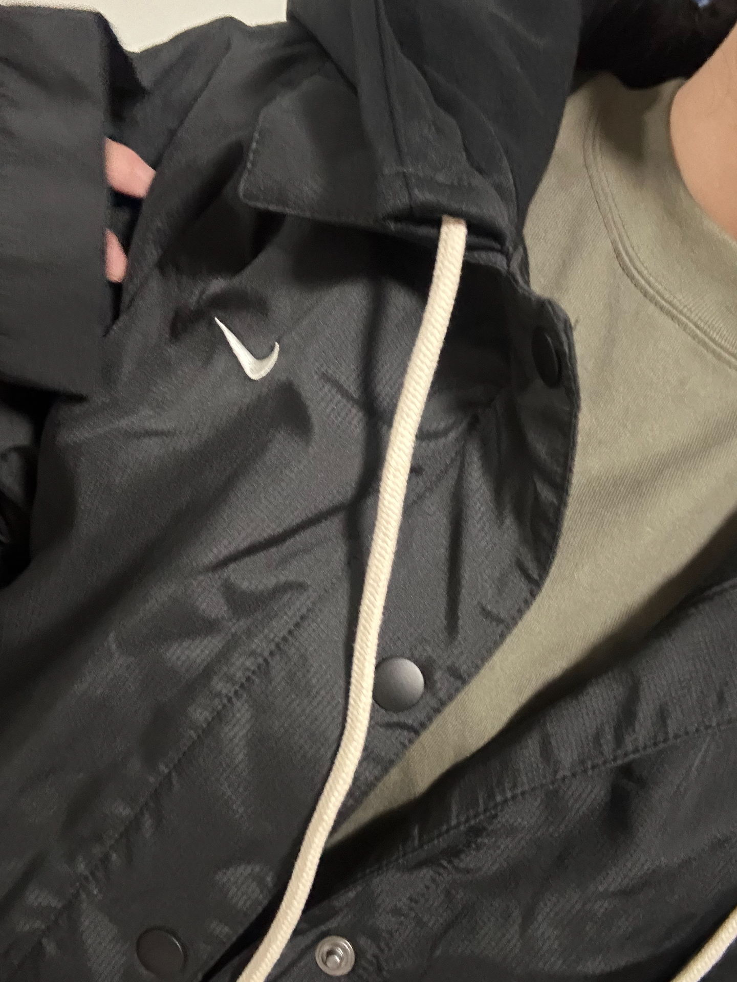 custom review-Nike Мужские черные куртки