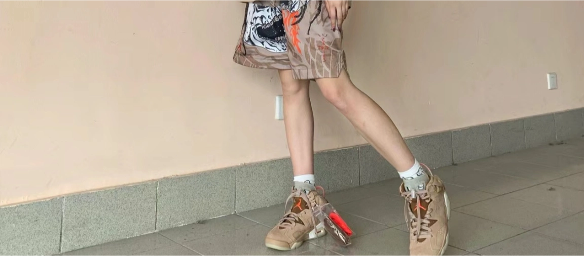 custom review-Jordan Air Jordan 6 Retro SP 'British Khaki' High Top Vintage Баскетбольные Кроссовки Унисекс Хаки Коричневый