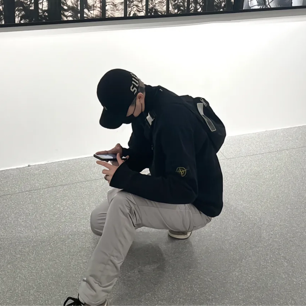 custom review-STONE ISLAND Свитшот Унисекс Черный