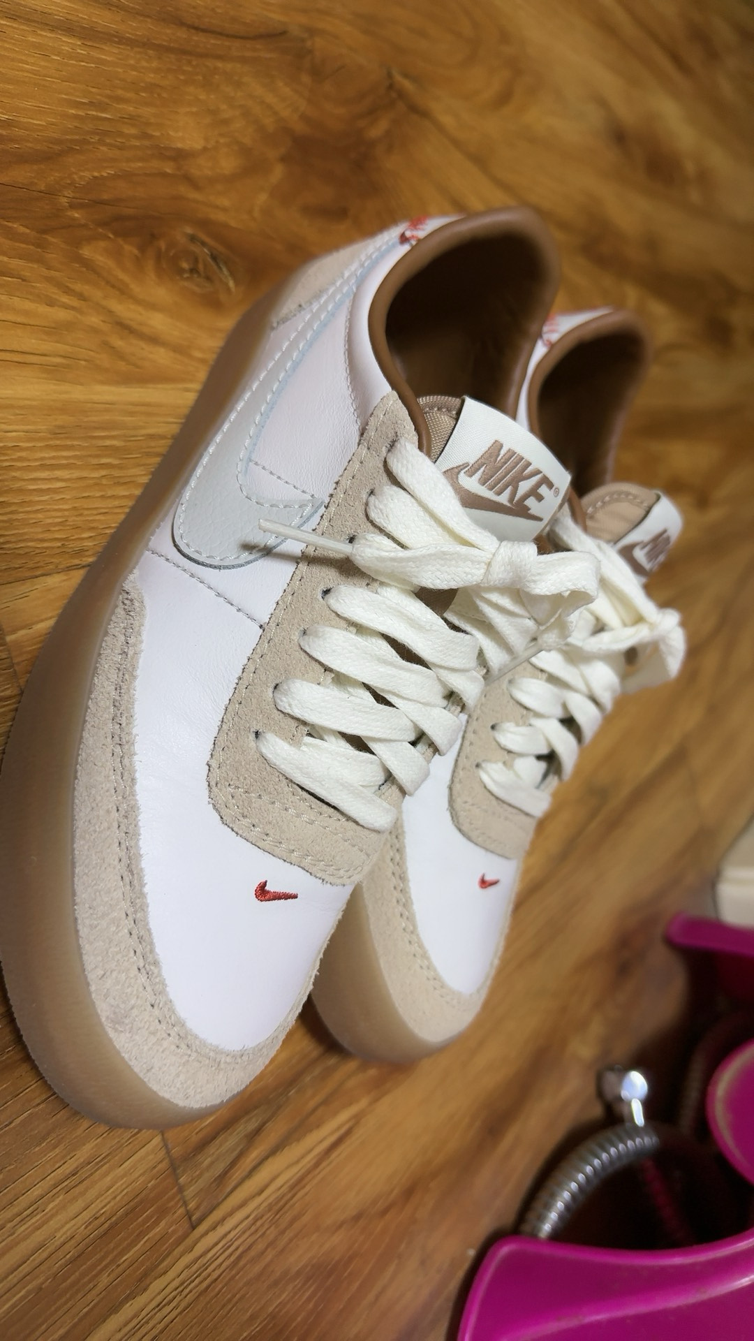 custom review-Nike Killshot 2 Slip-on Устойчивые к истиранию Низкий Топ Скейтборд Кроссовки Женские Коричневый Белый