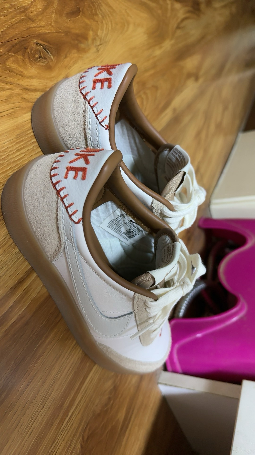 custom review-Nike Killshot 2 Slip-on Устойчивые к истиранию Низкий Топ Скейтборд Кроссовки Женские Коричневый Белый