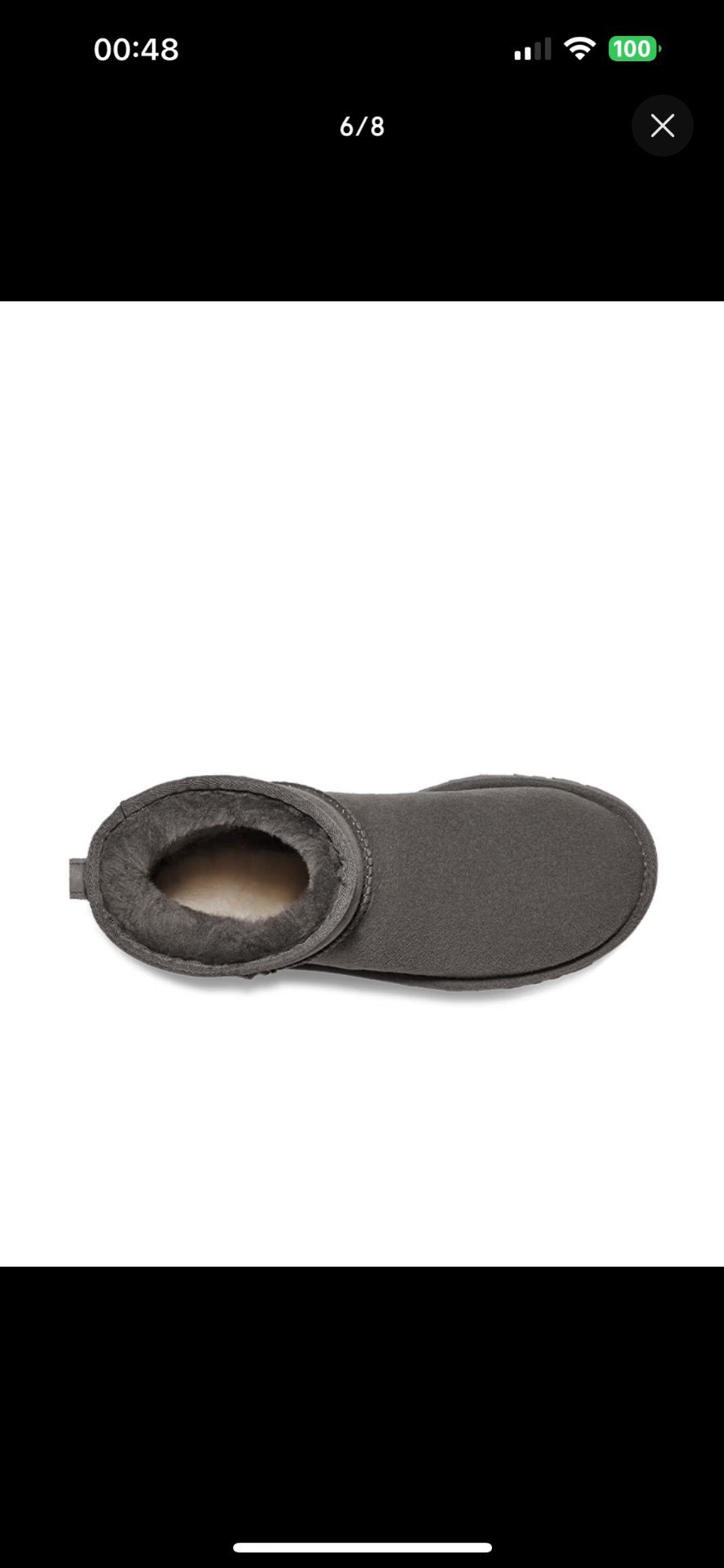 custom review-UGG CLASSIC MINI Термостойкие противоскользящие короткие снегобутсы женские серые