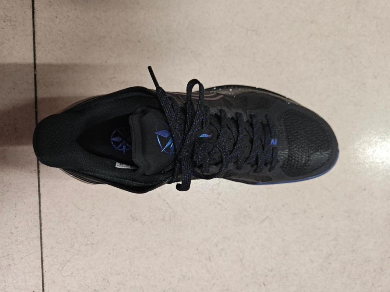 custom review-LiNing Blade 4V2 Cushioning Slip Resistant Lightweight Rebound Low top Basketball Shoes Men's Black