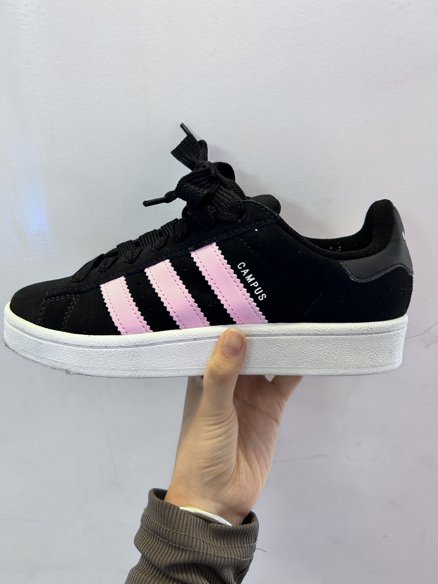 ★adidas★ Campus 00s Sepia Pink Black JH7275 Adidas Originals Campus 00s Core Black True Pink Women's