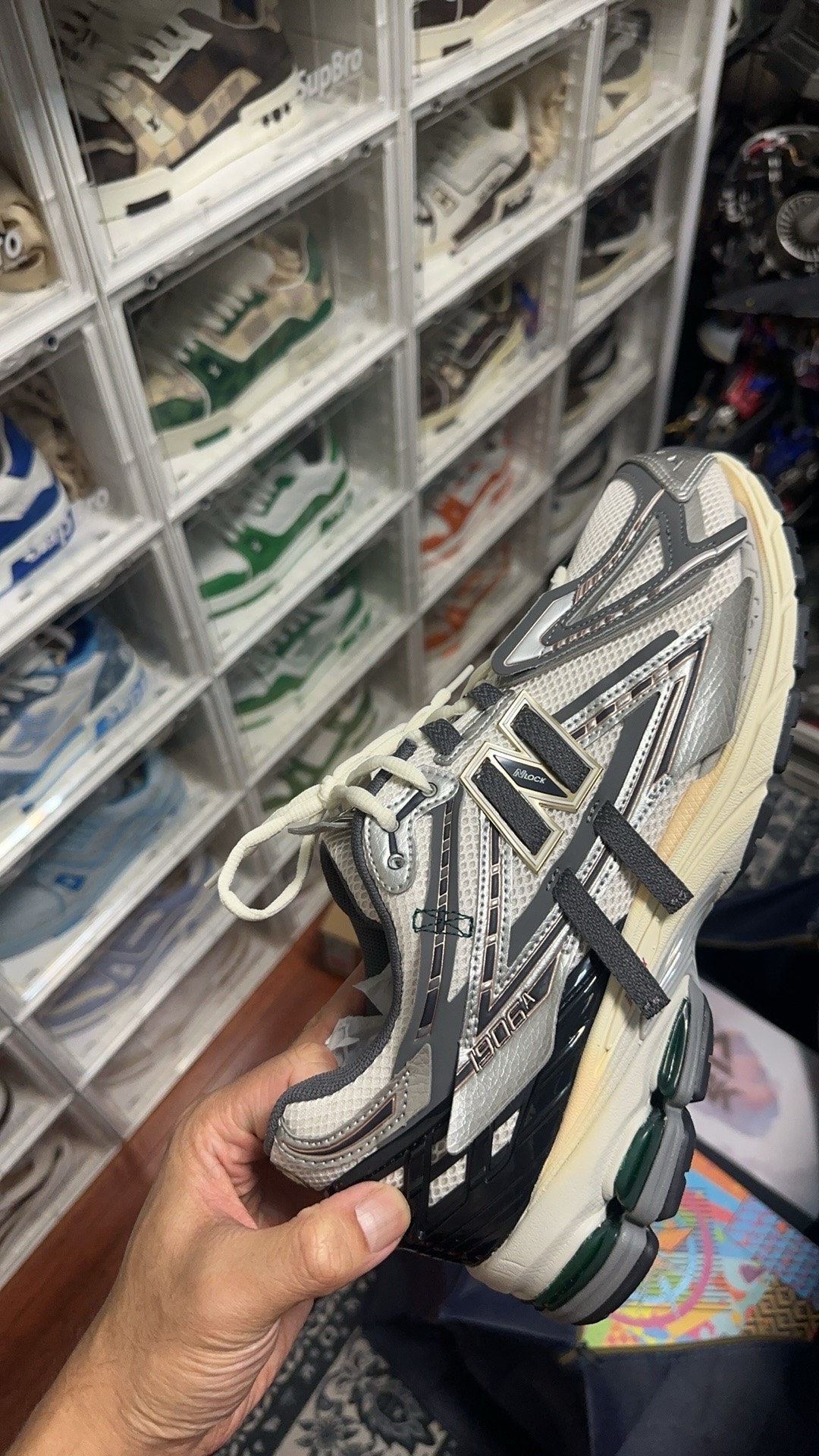 custom review-New Balance 1906 Амортизация Поддержка Низкий Топ Беговые кроссовки Мужские Серый Серебряный