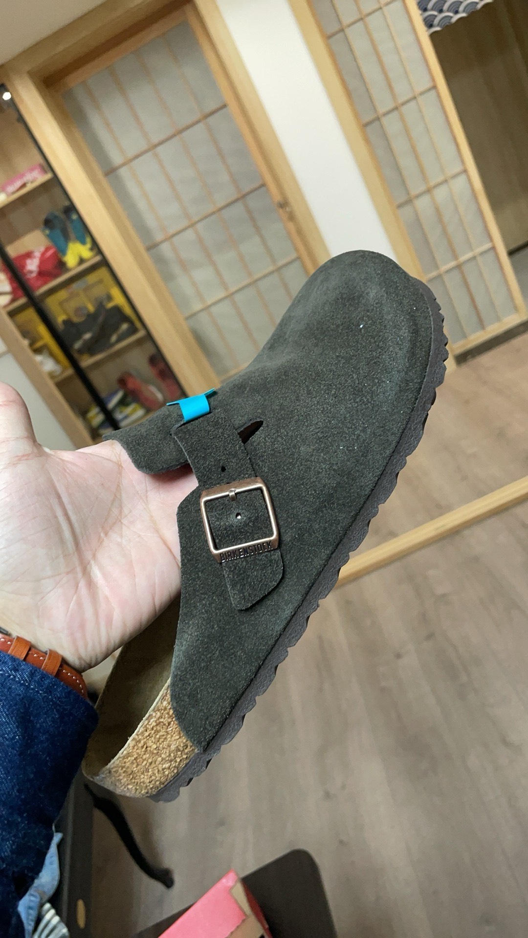 custom review-Биркенсток Бостон Soft Footbed Обувь Birkenstock Унисекс Темно-коричневый Стандартный (Стандартный) Свободный крой