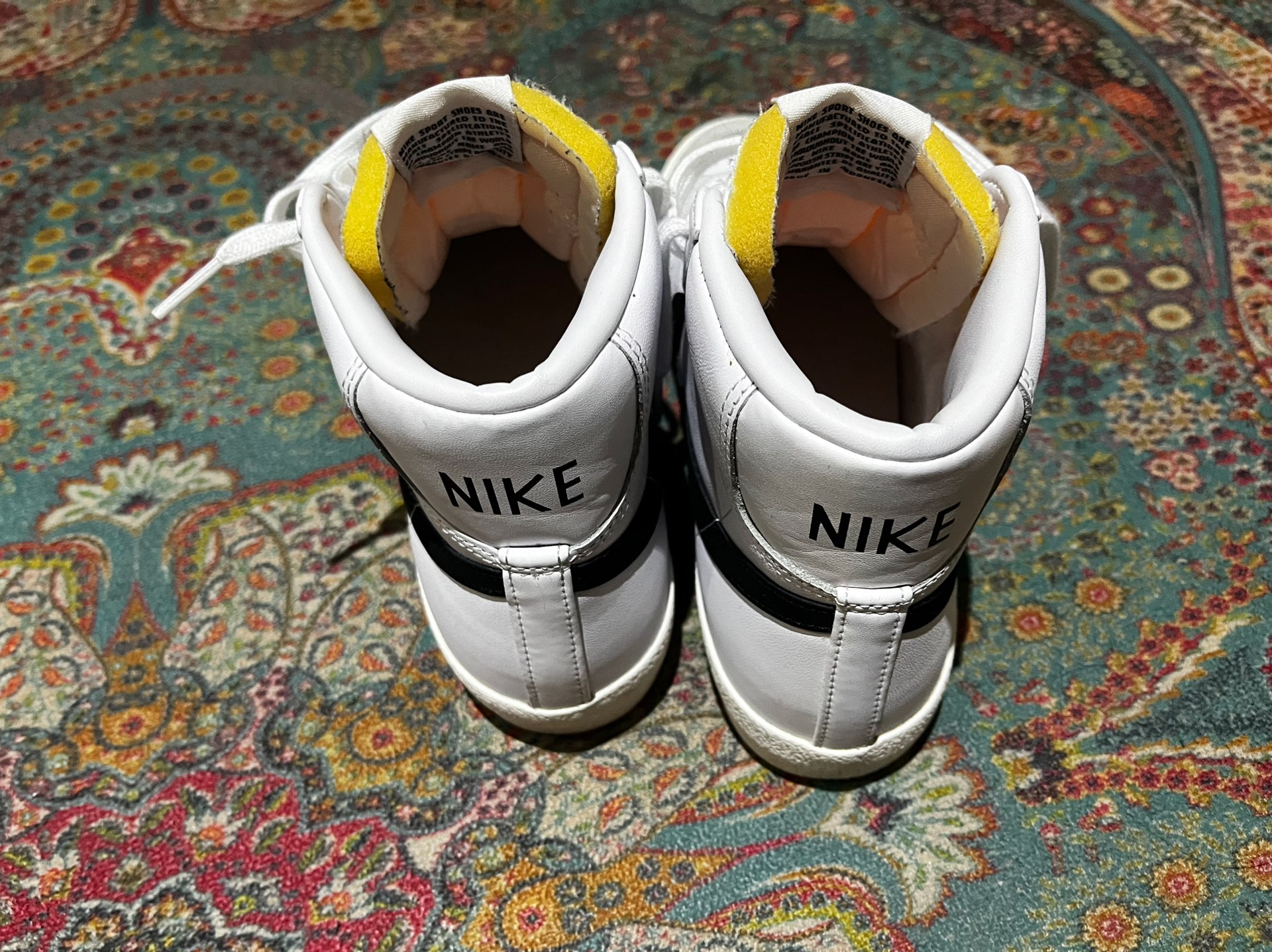 custom review-Nike Blazer 77 Vintage MID Скейтборд Кроссовки Unisex Белый Черный