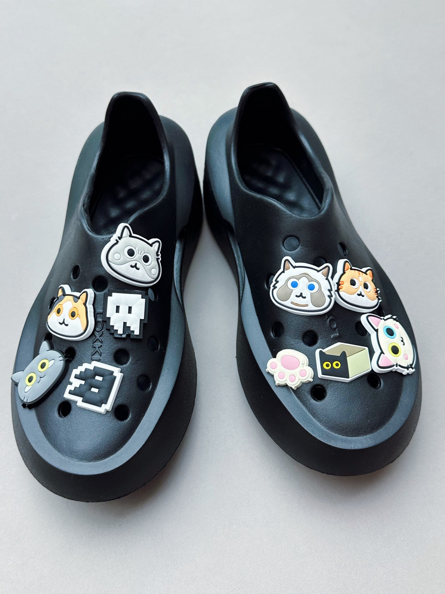 ootd | 巨有趣的猫猫🐱diy洞洞鞋❗️❗️