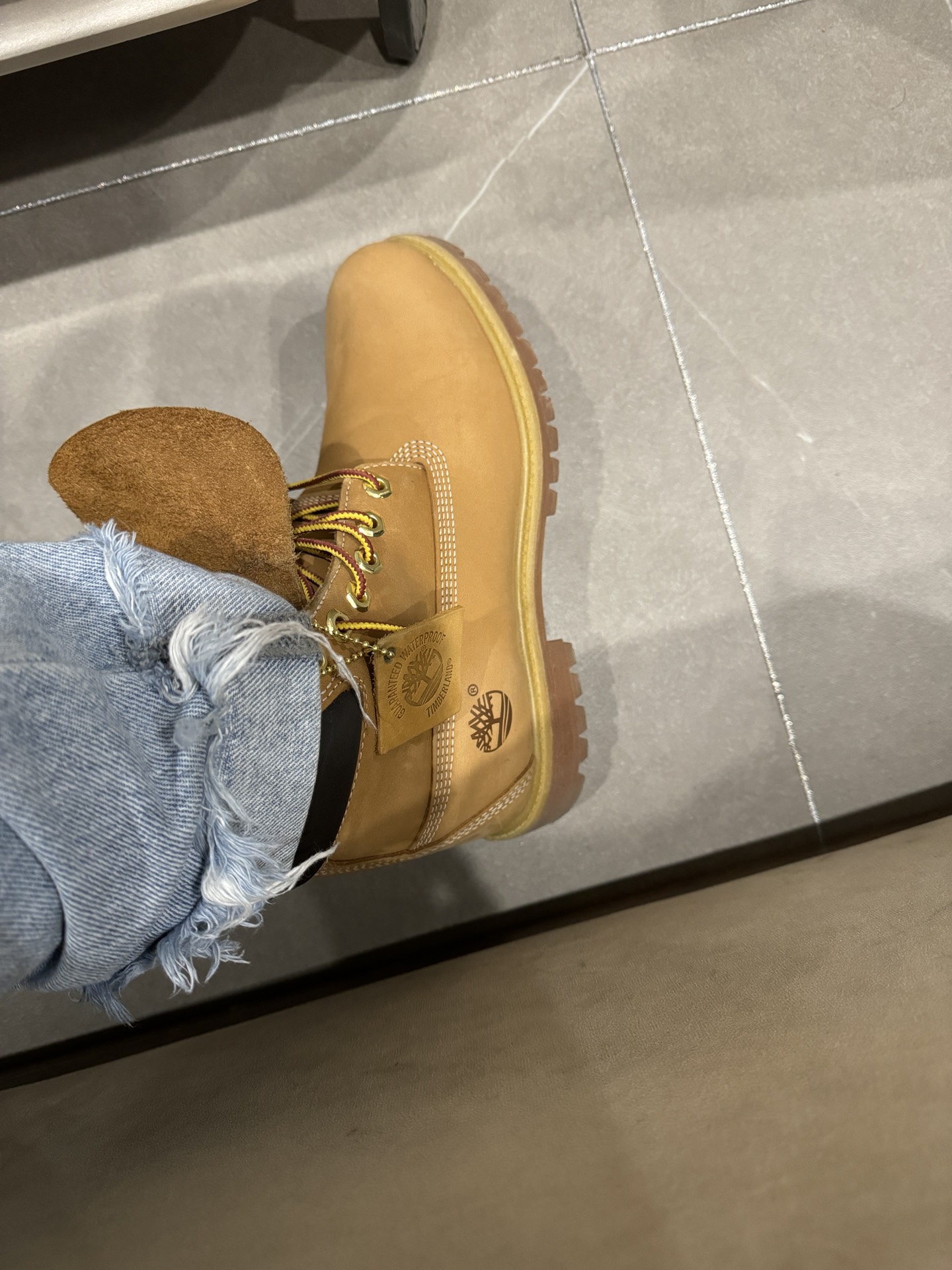 custom review-Timberland PREMIUM 6 Дюйм PREMIUM Boot Дышащий Амортизация Crew Аутдор Мужской Коричнево-желтый