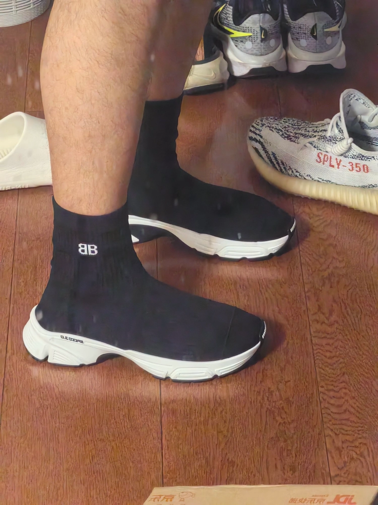 custom review-Balenciaga Speed 3,0 High Топ Повседневная Обувь Мужская Черная