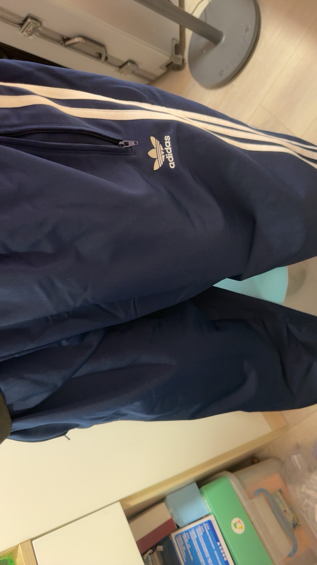 custom review-Adidas Originals Вязаные тренировочные штаны мужские темно-синие