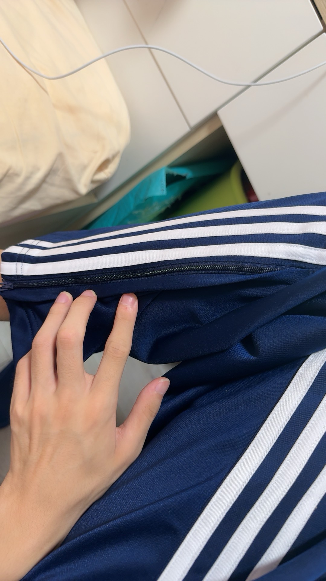 custom review-Adidas Originals Вязаные тренировочные штаны мужские темно-синие