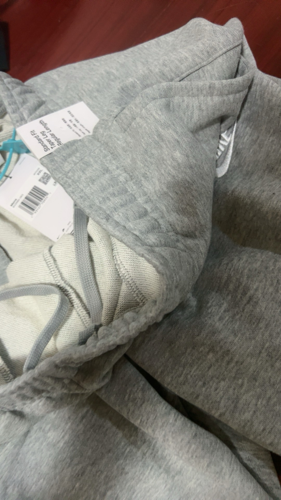 custom review-Nike Sportswear Вязаные тренировочные штаны мужские серые