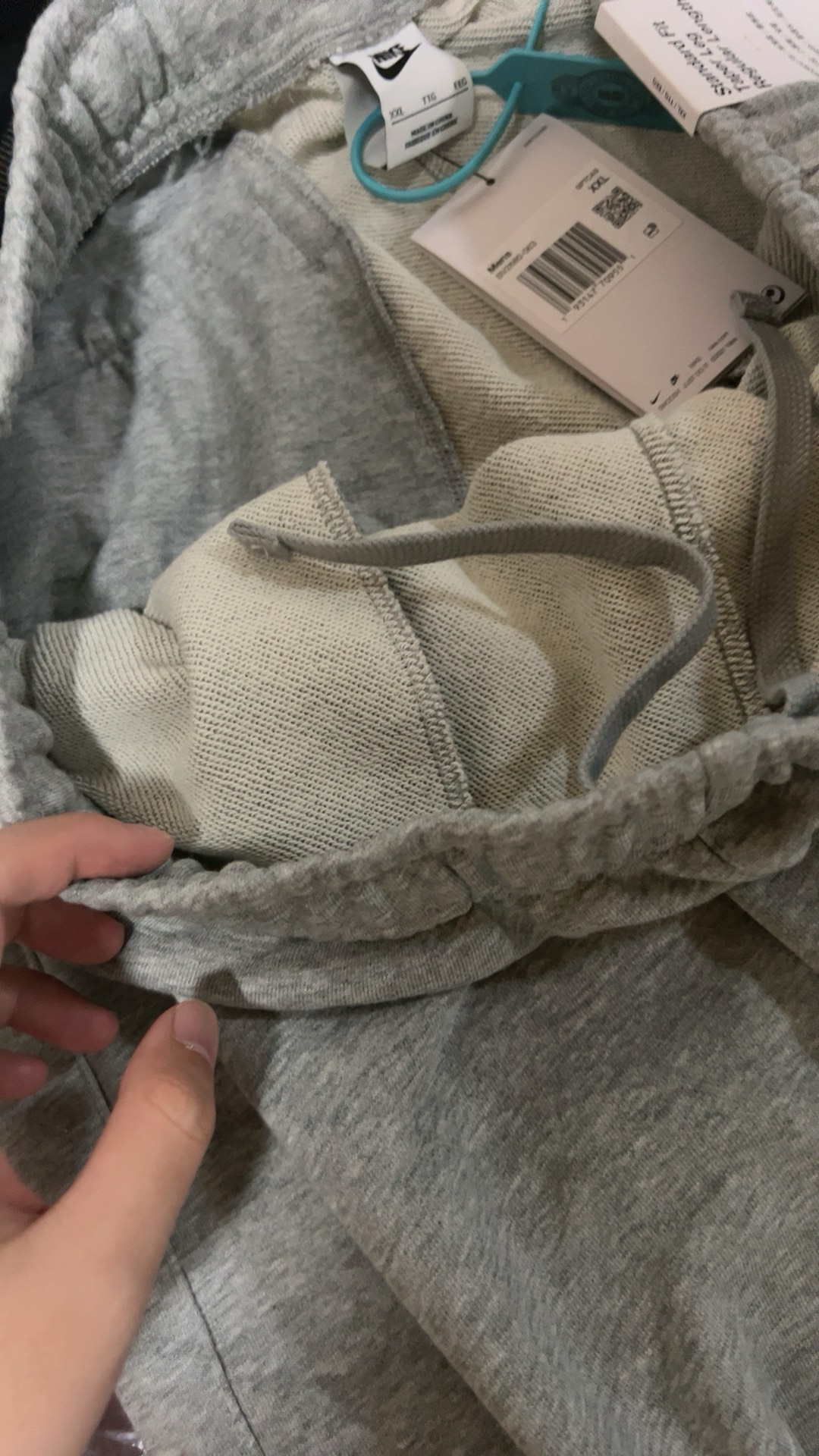 custom review-Nike Sportswear Вязаные тренировочные штаны мужские серые