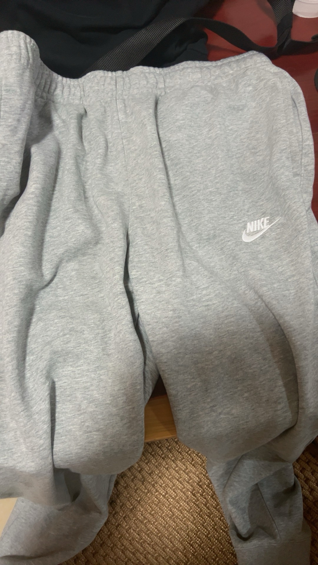 custom review-Nike Sportswear Вязаные тренировочные штаны мужские серые