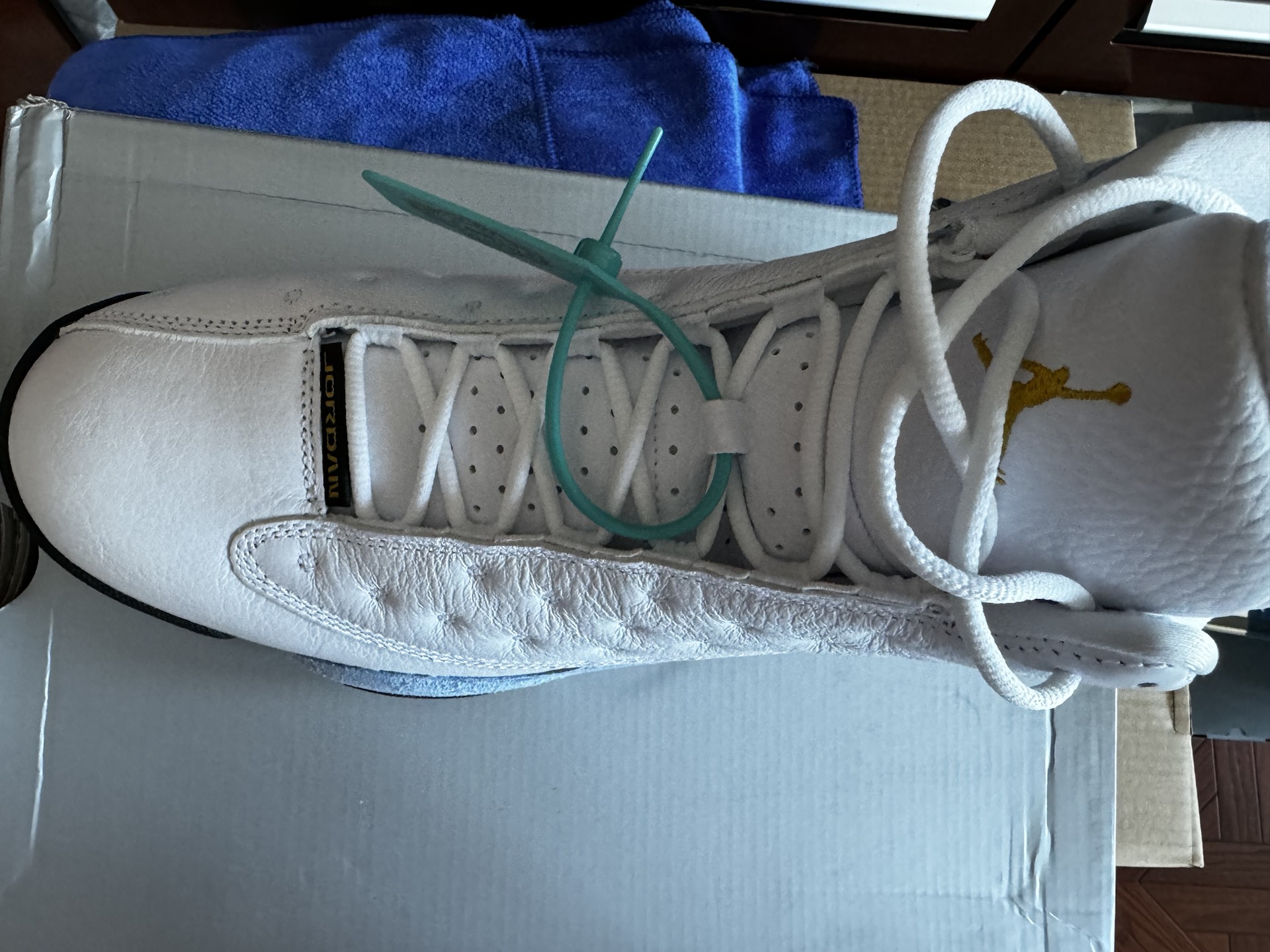 custom review-Jordan Air Jordan 13 'Синий GREY' MID Топ Винтажные баскетбольные кроссовки Мужской Синий Серый