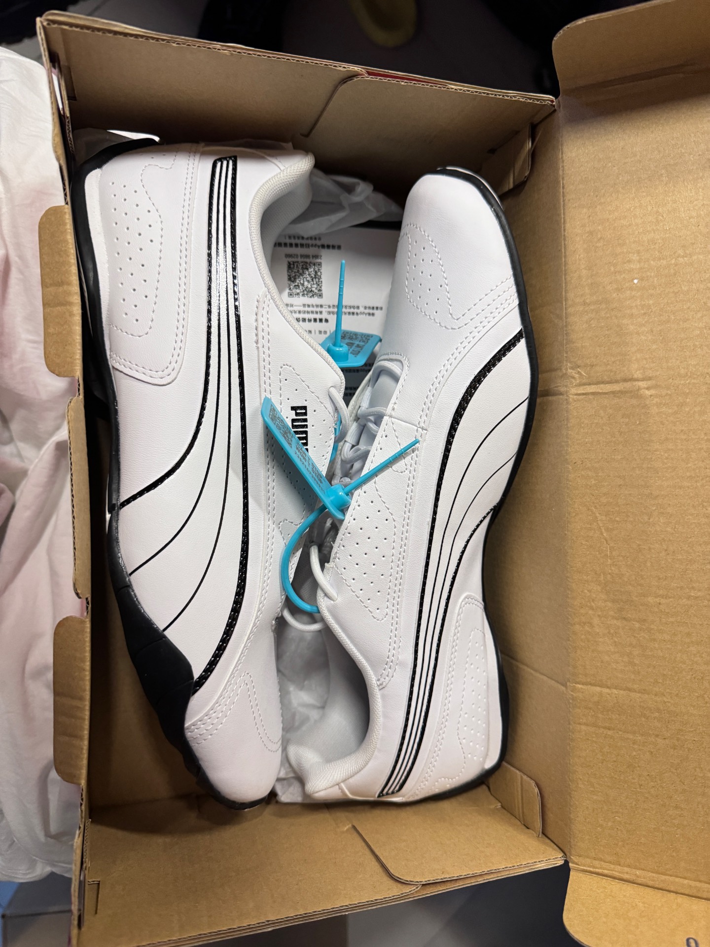 custom review-PUMA Redon Bungee Амортизация Износостойкие Низкие Кроссовки для Велосипеда Унисекс Белые