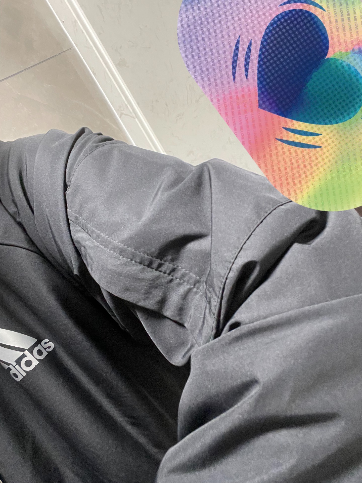 custom review-Adidas BOMBER Хлопковый пуховик Мужской Черный