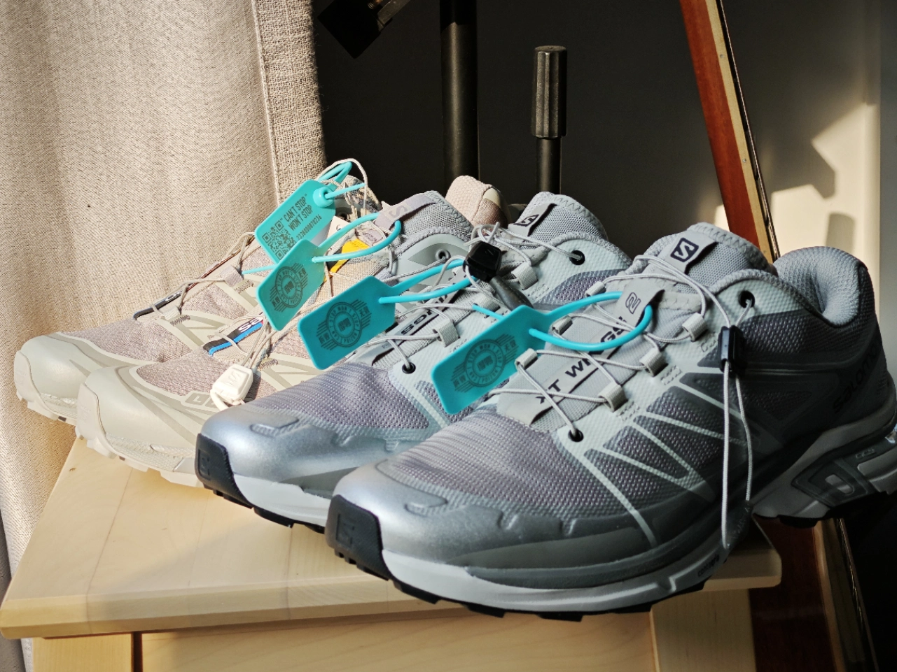 custom review-SALOMON XT 6 Устойчивый к истиранию Низкий Топ Уличная обувь Унисекс Серый