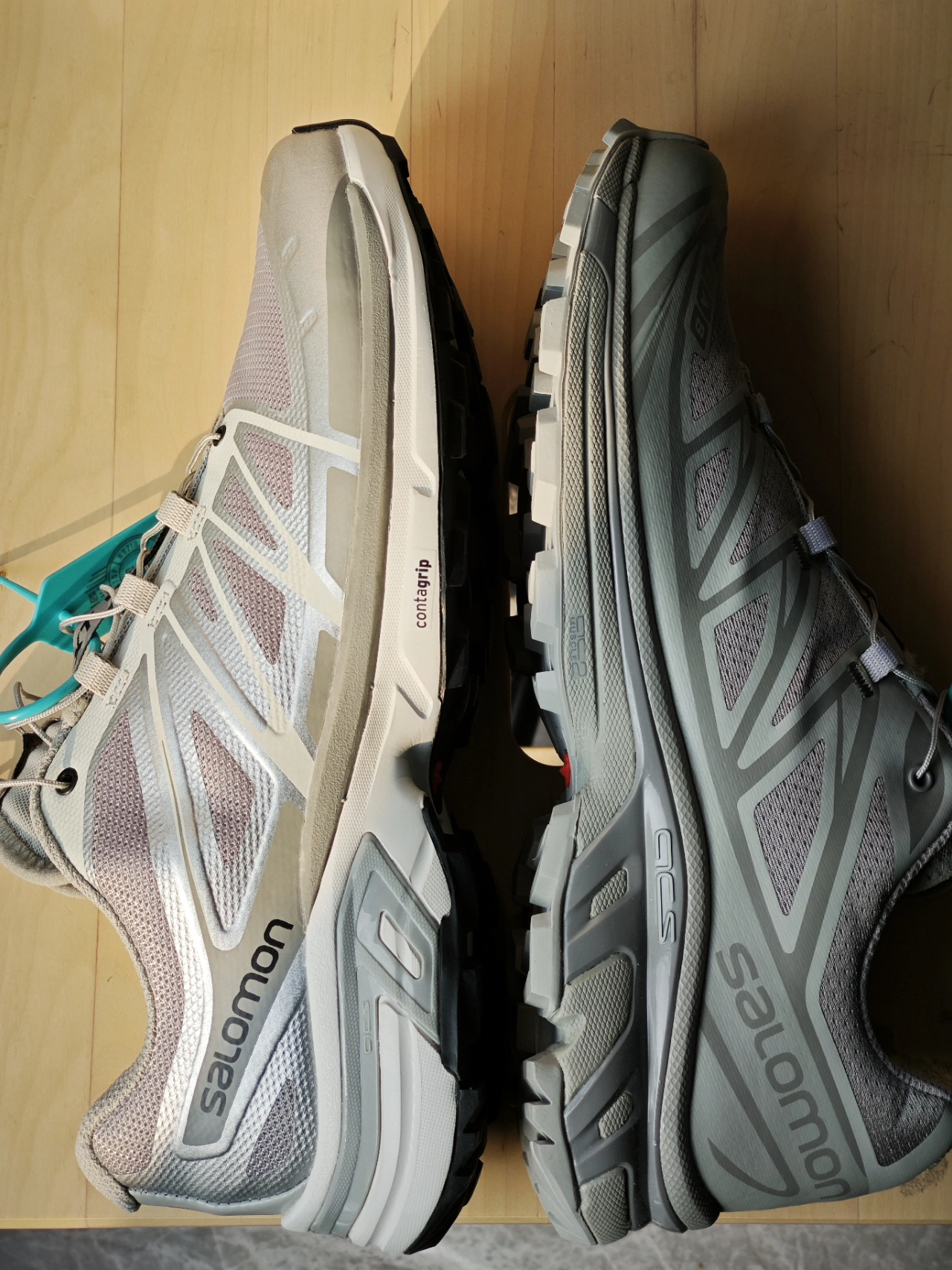 custom review-SALOMON XT 6 Устойчивый к истиранию Низкий Топ Уличная обувь Унисекс Серый