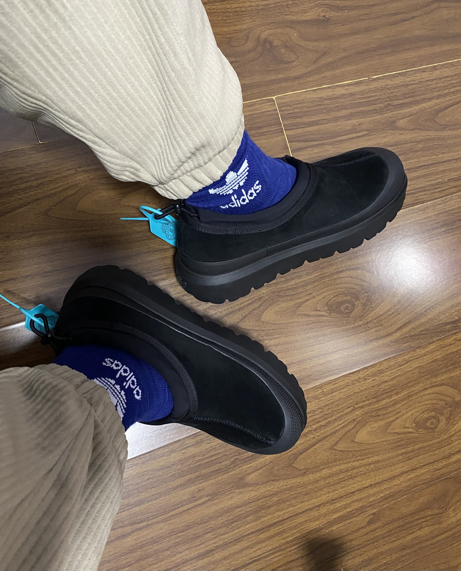 custom review-UGG Низкий топ Повседневная обувь Мужская Черная