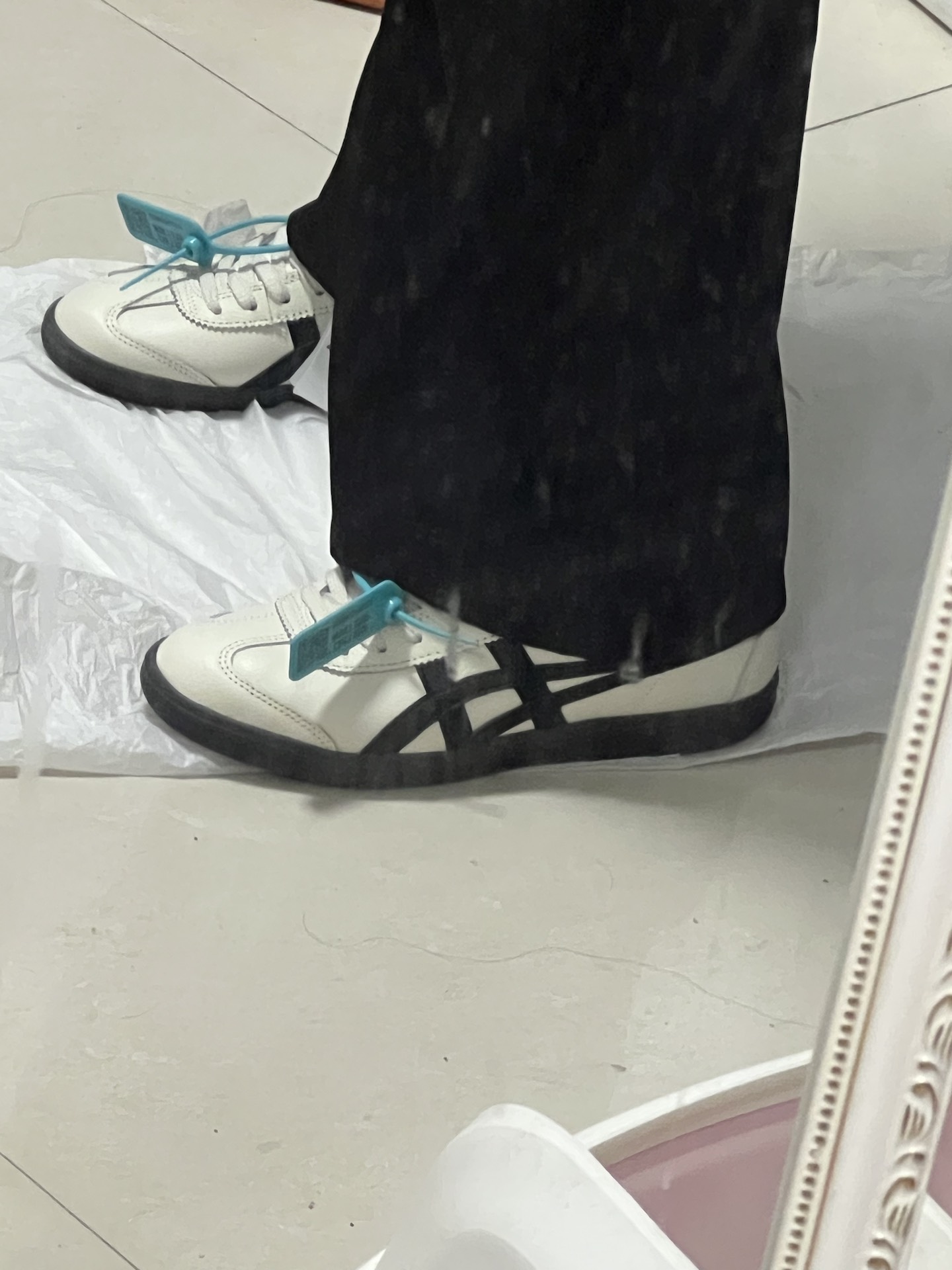 custom review-Onitsuka Tiger Tokuten Low Топ Скейтборд Кроссовки Унисекс Белый Черный